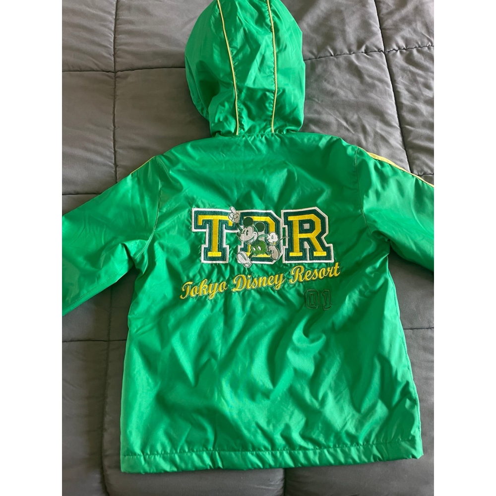 Disney Tokyo kids Green raincoat large